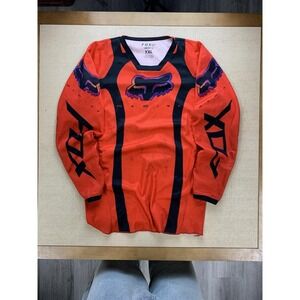 Vintage Y2K FOX Racing 180 Red Mesh Motocross Jersey Size Youth XL